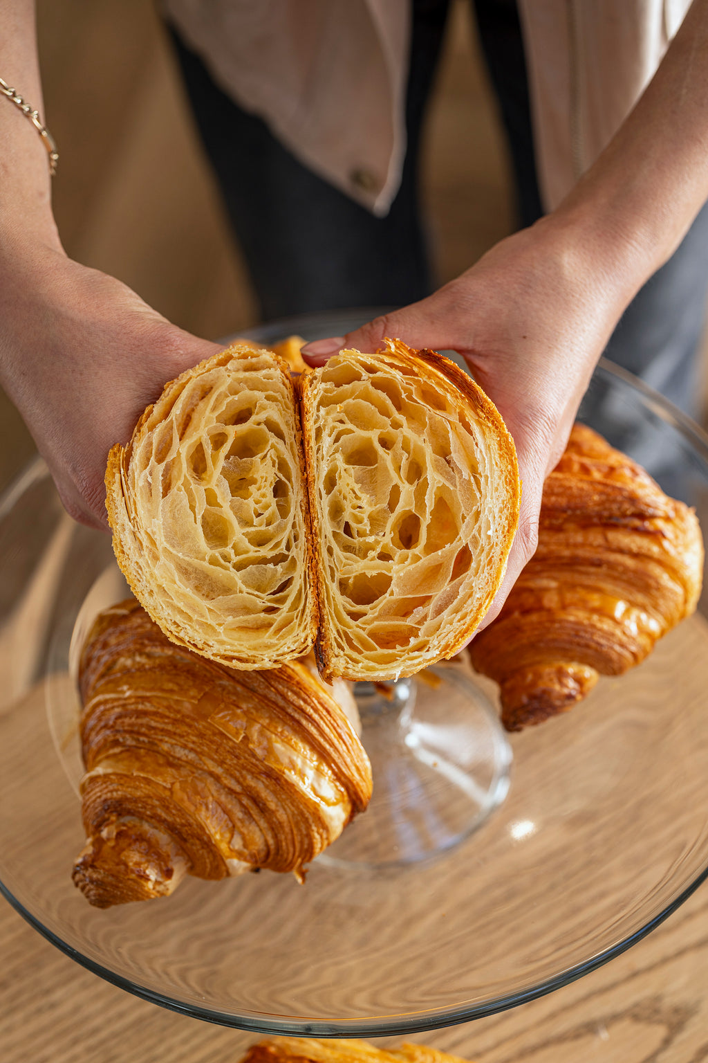 Croissant de La Macaria, corte